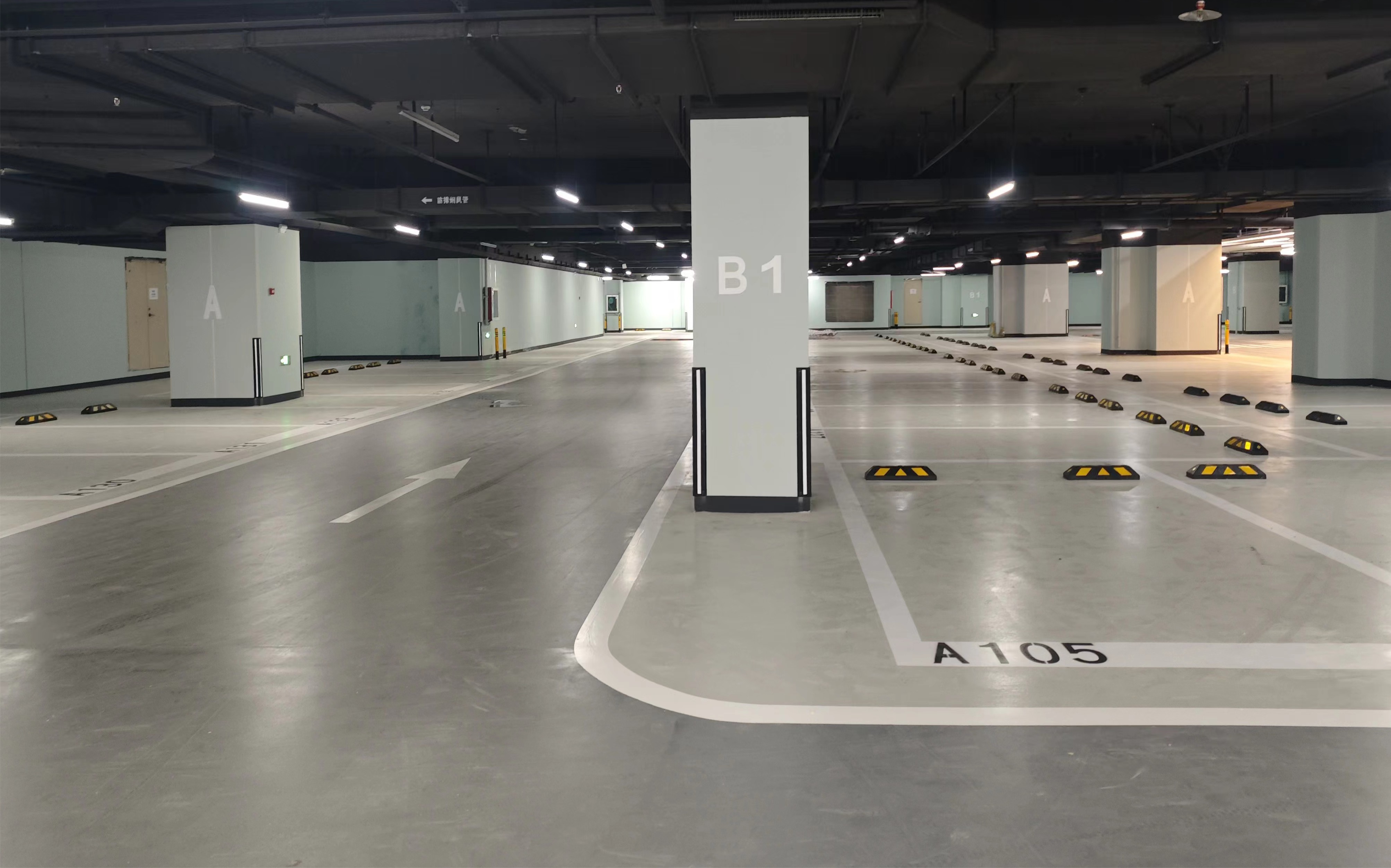 彩田項目 | 3萬多㎡的車庫地坪開始驗收—歷時45天—坐標：深圳龍華利金城